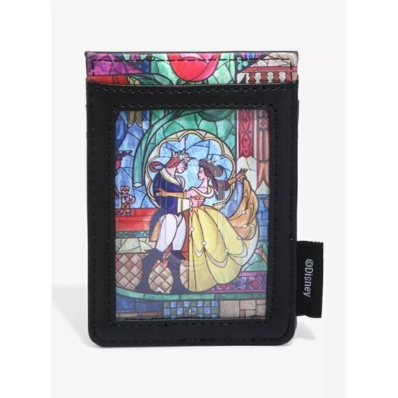 Beauty & Beast Stained Glass Castle Backpack, Wallet & Cardholder Loungefly NWT - Picture 16 of 16